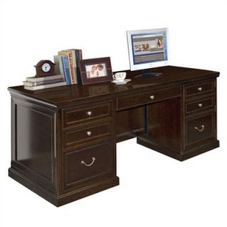 kathy ireland Home by Martin Furniture Fulton Double Pedestal Executive Desk 