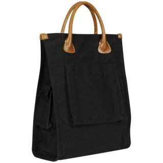 Kate Sheridan Coated Cotton Karin Bag   Black/Tan      Womens Accessories
