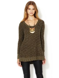 Jeepster Scoopneck Sweater with Reverse Seaming by Free People