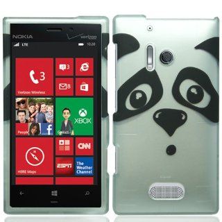 For Nokia Lumia 928 Rubber Case Design with Cute Free Gift (1 Colors Random) (Panda) Cell Phones & Accessories