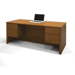 Bestar Prestige + Executive Desk With Dual Half Pedestals 99450 Finish Cogna