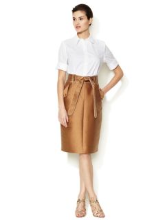 Mikado Pencil Skirt by Carolina Herrera
