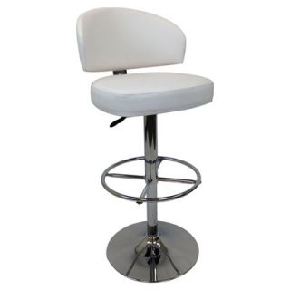 Creative Images International Adjustable Bar Stool with Cushion S6088 blk / S
