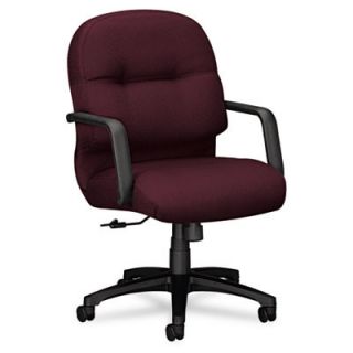 HON Mid Back Swivel / Tilt Office Chair with Arms HON2092NT10T Fabric Wine