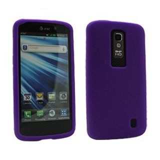 Icella ILS LGP930 PP Silicone Skin   LG Nitro HD P930   Purple Cell Phones & Accessories