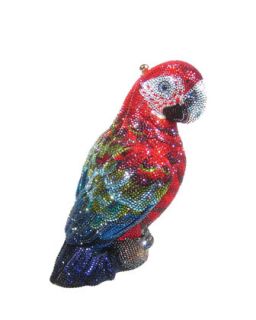 Paolo Crystal Parrot Minaudiere   Judith Leiber Couture