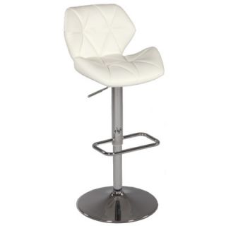 Chintaly Pneumatic Gas Adjustable Swivel Bar Stool 0645 AS BLK / 0645 AS WHT 