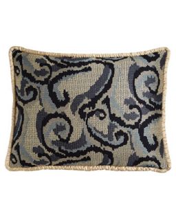 Standard Abstract Art Sham with Silk Trim   Dian Austin Couture Home