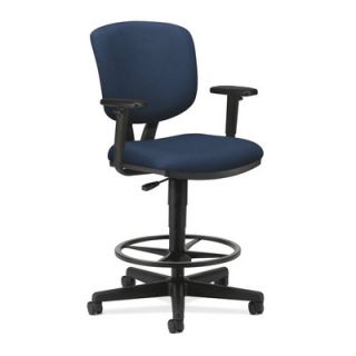 HON Volt 5700 Series Task Stool with Arms HON5705A Color Navy