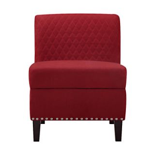 Handy Living Wrigley Storage Side Chair 340SC AAA Color Red