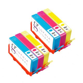 Sophia Global Compatible Ink Cartridge Replacements For Hp 564xl (pack Of 6)