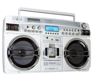 Old School Style High Performance Portable Music System with Ipod Slot   Players & Accessories