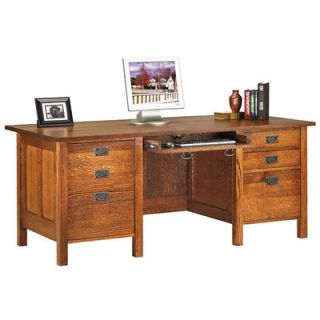 Anthony Lauren Craftsman Home Office 72 W Executive Modesty Desk CM EMD