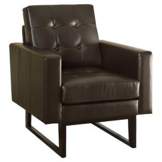 Monarch Specialties Inc. Bonded Leather Match Arm Chair I 8008