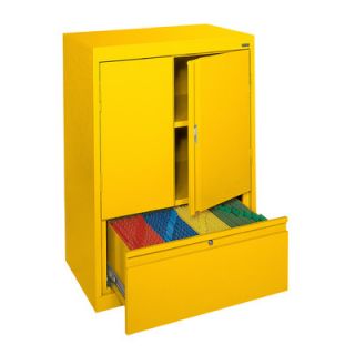 Sandusky System Series 30 Storage Cabinet HFDF301842 Finish Yellow