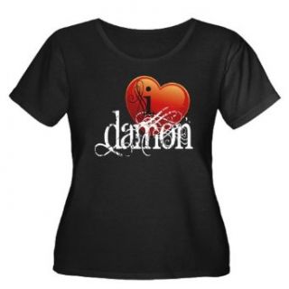  I Love Heart Damon Women's Plus Size Scoop Neck Women's Plus Clothing