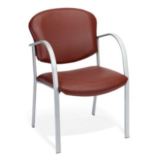 OFM Mid Back Contract Office Chair with Arm 414 Seat Finish Wine Vinyl