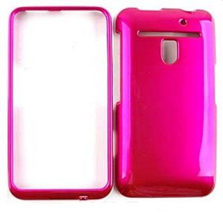 ACCESSORY HARD SHINY CASE COVER FOR LG REVOLUTION VS910 SOLID HOT PINK Cell Phones & Accessories