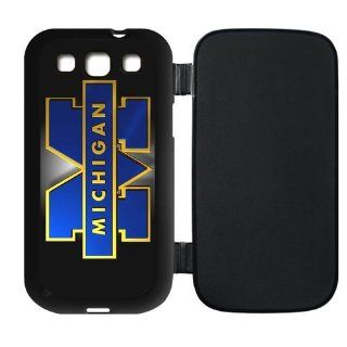 Michigan Wolverines Flip Case for Samsung Galaxy S3 I9300, I9308 and I939 sports3samsung F0031 Cell Phones & Accessories