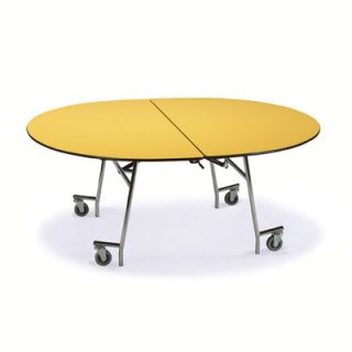Midwest Folding Oval Folding Table SOV72 X27X