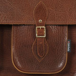 Zatchels 17.5 Inch Executive Leather Satchel   Brown      Womens Accessories