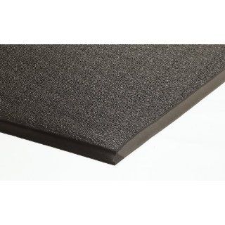 Andersen 911 Charcoal PVC Foam Sure Cushion Heavy Duty Anti Fatigue Mat, 3' Length x 2' Width x 1/2" Thick, For Dry Area