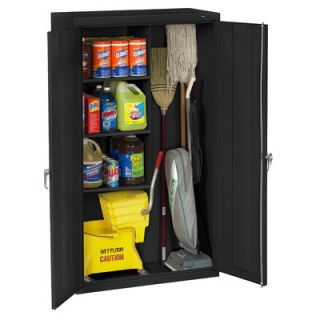 Tennsco 36 Janitorial Supply Cabinet JAN6618DH Color Black