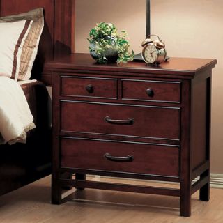 Winners Only, Inc. Willow Creek 4 Drawer Nightstand BW2005