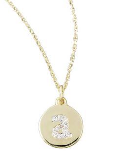 Diamond Initial Necklace, A   KC Designs