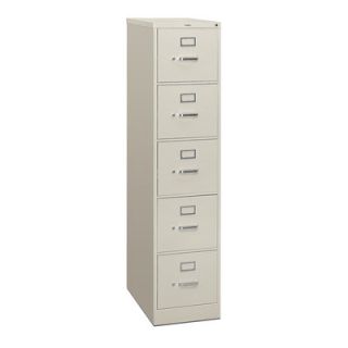 HON 310 Series 5 Drawer Letter  File 315P Finish Putty