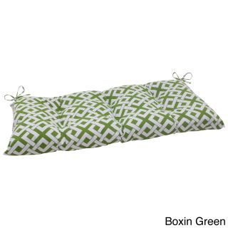 Pillow Perfect Outdoor Boxin Tufted Loveseat Cushion
