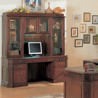 Wildon Home ® Youngtown Credenza Desk with Hutch YN7770CH
