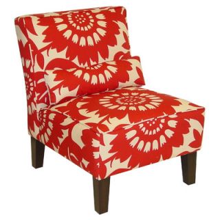 Skyline Furniture Cotton Slipper Chair 5705SUNGOLD Color Red