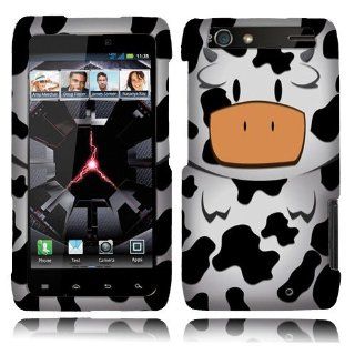 Motorola Droid Razr Maxx XT913 Moo Moo The Cow Rubberized Cover Cell Phones & Accessories