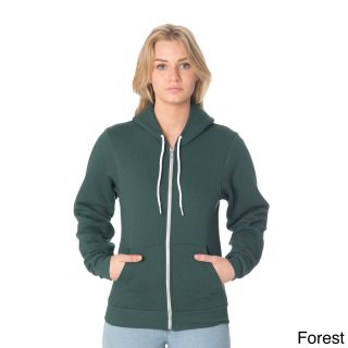 American Apparel American Apparel Unisex Flex Fleece Zip Hoodie Green Size XXS (0  1)