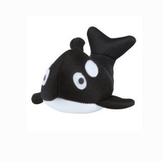 Grriggles Neoprene Floaty Mini Dog Toy, 5 Inch, Whale  Pet Squeak Toys 