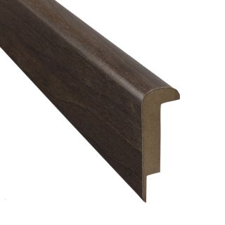 SimpleSolutions 2.37 in x 78.74 in Curly Walnut Stair Nose Floor Moulding