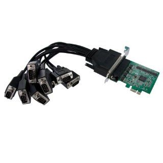 StarTech PEX8S952 8 Port Native PCI Express RS232 Serial Adapter Card with 16950 UART Electronics