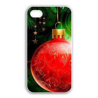 Beautiful Case for iphone4/4s Back Cover with Special Beautiful Pictures New Year Red Christmas latern Cell Phones & Accessories