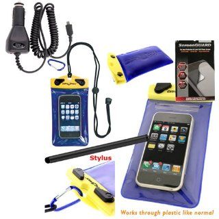 DryPak Brand Waterproof Case for Nokia Lumia 920. Great for the beach, Swimming, Boating, Canoeing and more. Bundle kit 4 Pieces include Case, Car Charger, Stylus Pen and 2 Pack of Screen Protectors. Cell Phones & Accessories