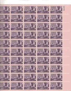 California Gold Centennial Sheet of 50 x 3 Cent US Postage Stamps NEW Scot 954 