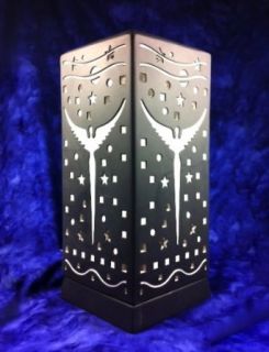 Angel of Reconciliation Porcelain Luminaire by Artist of Hope Steven Lavaggi   Table Lamps  