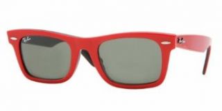 Ray Ban RB2151 Wayfarer Square Sunglasses 52 mm, Non Polarized, Tortoise Frame / Crystal Green Lens Shoes