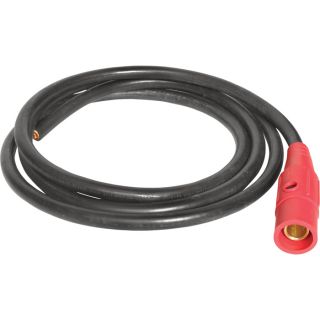 CEP Power Cord with Cam Lock — 200 Amps, 10Ft.L, Red, Model# 6121PR  Generator Power Distribution