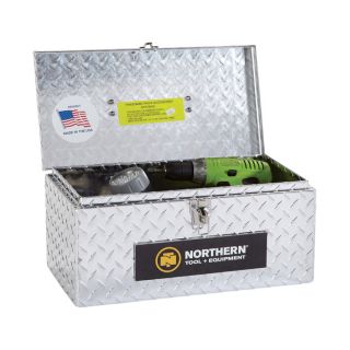# 41905. Aluminum Storage Tote Truck Box — Diamond Plate, 20in.L x 10in.W x 9in.H