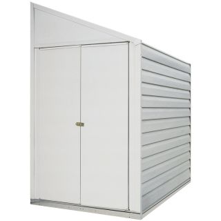 Arrow Galvanized Steel Storage Shed (Common 4 ft x 10 ft; Interior Dimensions 3.98 ft x 9.5 ft)