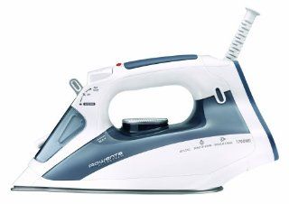 Rowenta DW4060 Auto Steam Iron 1700W with Airglide Stainless Steel Soleplate Auto off Anti Scale, Blue   Automatic Turnoff Irons