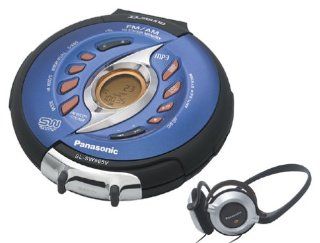 Panasonic SL SW965VA Shockwave Portable CD Player with AM/FM Tuner (Blue)  Personal Cd Players   Players & Accessories