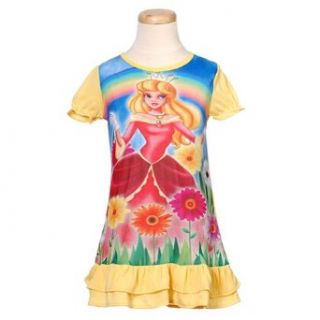 Toddler Girls Sleepwear Yellow Princess Nightgown 2T The Toon Studio Clothing
