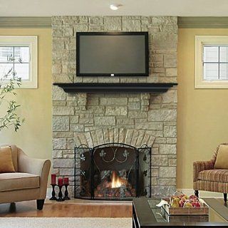 Shop Pearl Mantels Crestwood Transitional Fireplace Mantel Shelf at the  Home Dcor Store